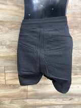 NWOT Gap Maternity Linen-Blend Shorts Black sz Large