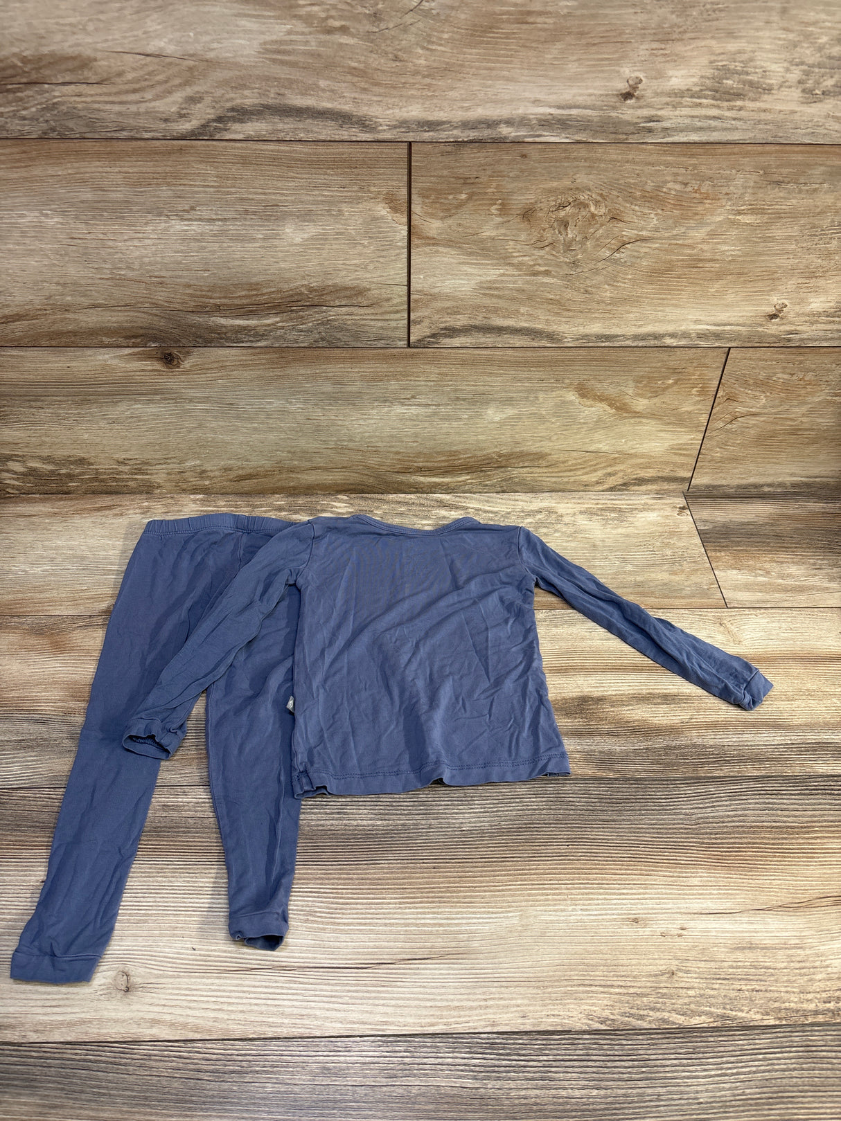 Kyte Baby 2pc Bamboo Long Sleeve Pajama Set Blue sz 2T