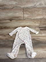 Just One You Floral Quilted Sleeper Cream sz 9m