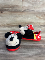 Disney Minnie Mouse 3D Slippers Red sz 7/8c