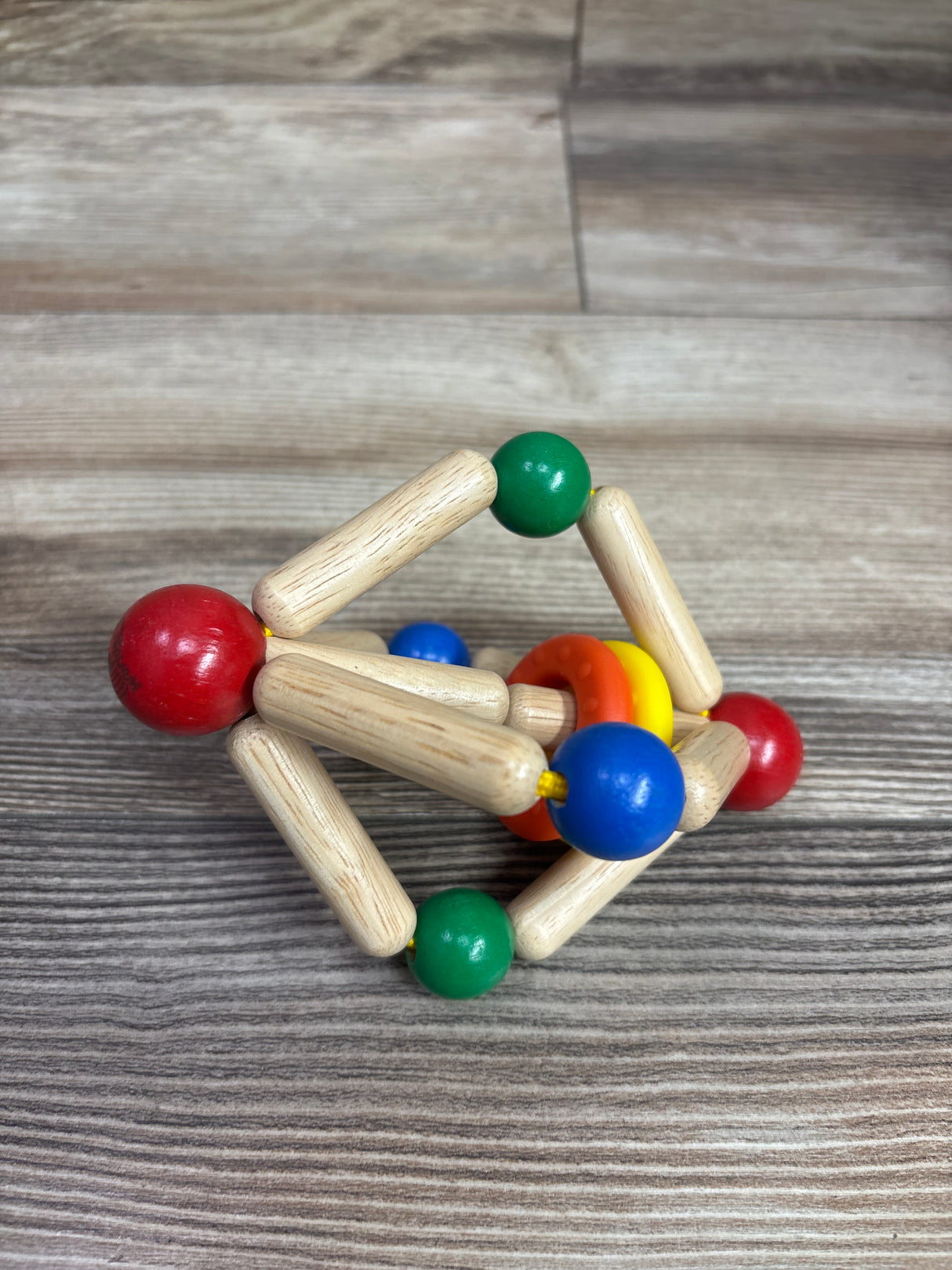 WonderWorld Wooden Triangle Clutching Toy