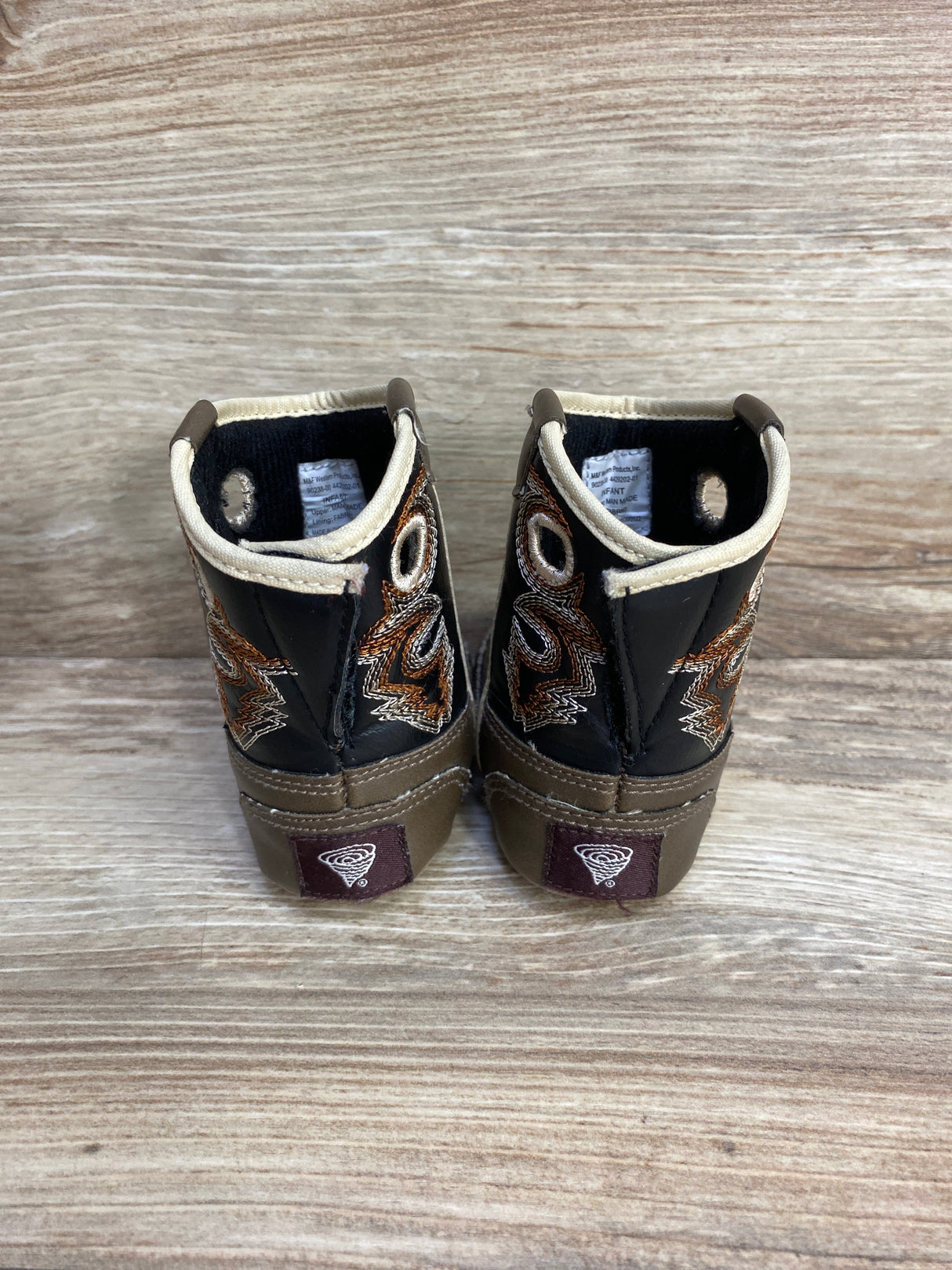 Twister Double Barrel Trace Baby Bucker Boots sz 0-6m