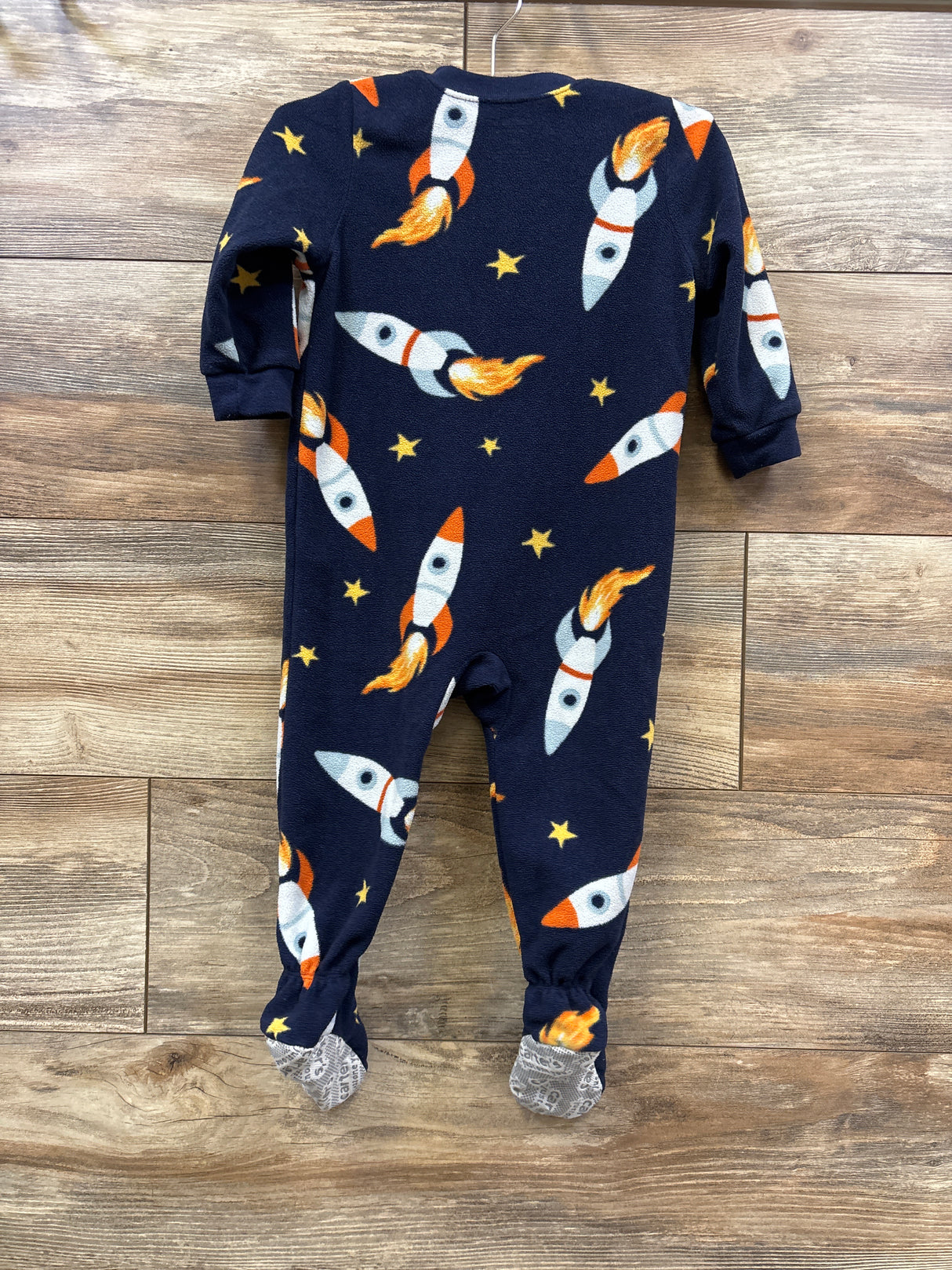 Just One You Rocket Ships Blanket Sleeper Navy sz 18m