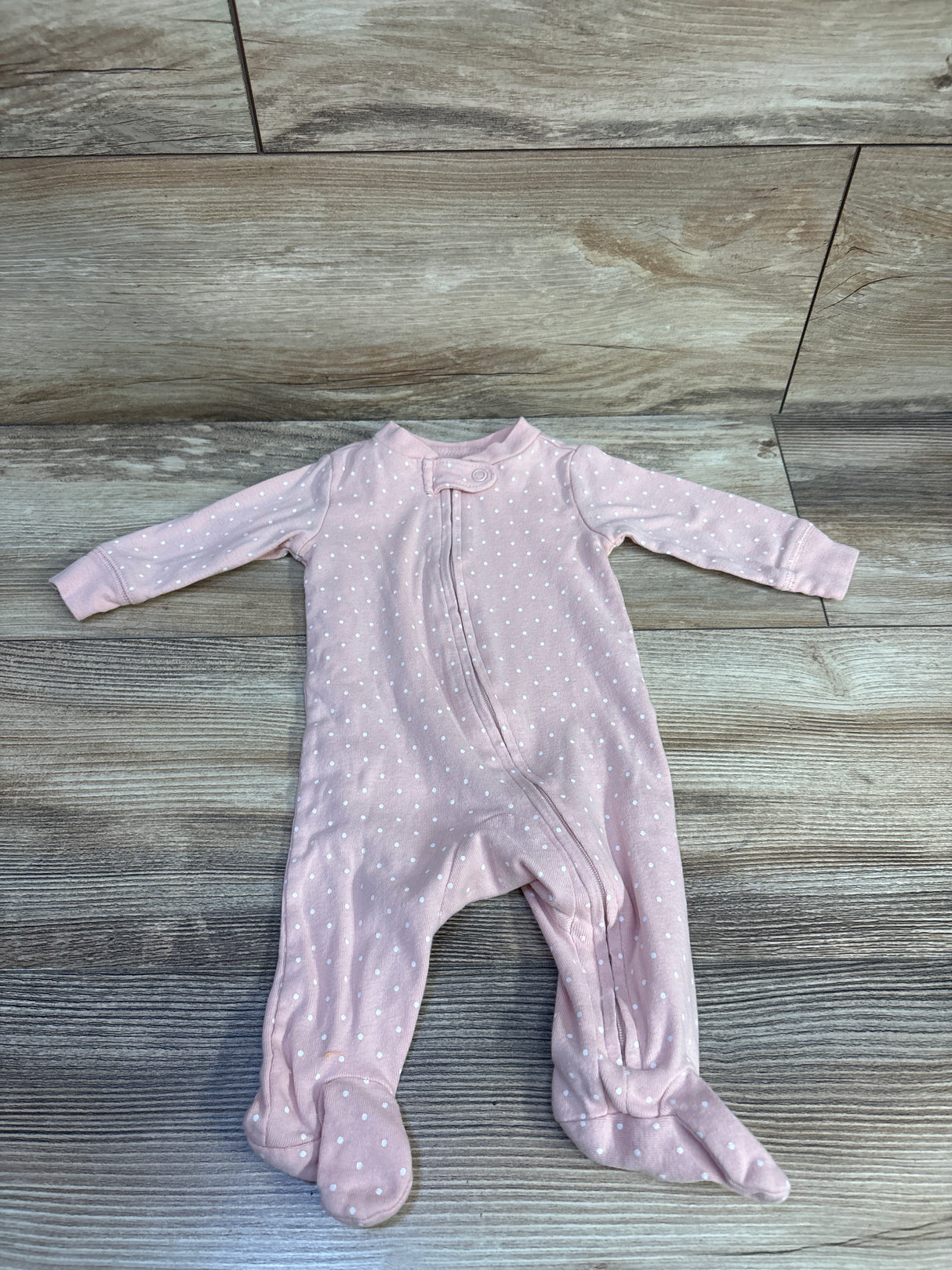 Carter's Polka Dot Sleeper Pink sz 3m