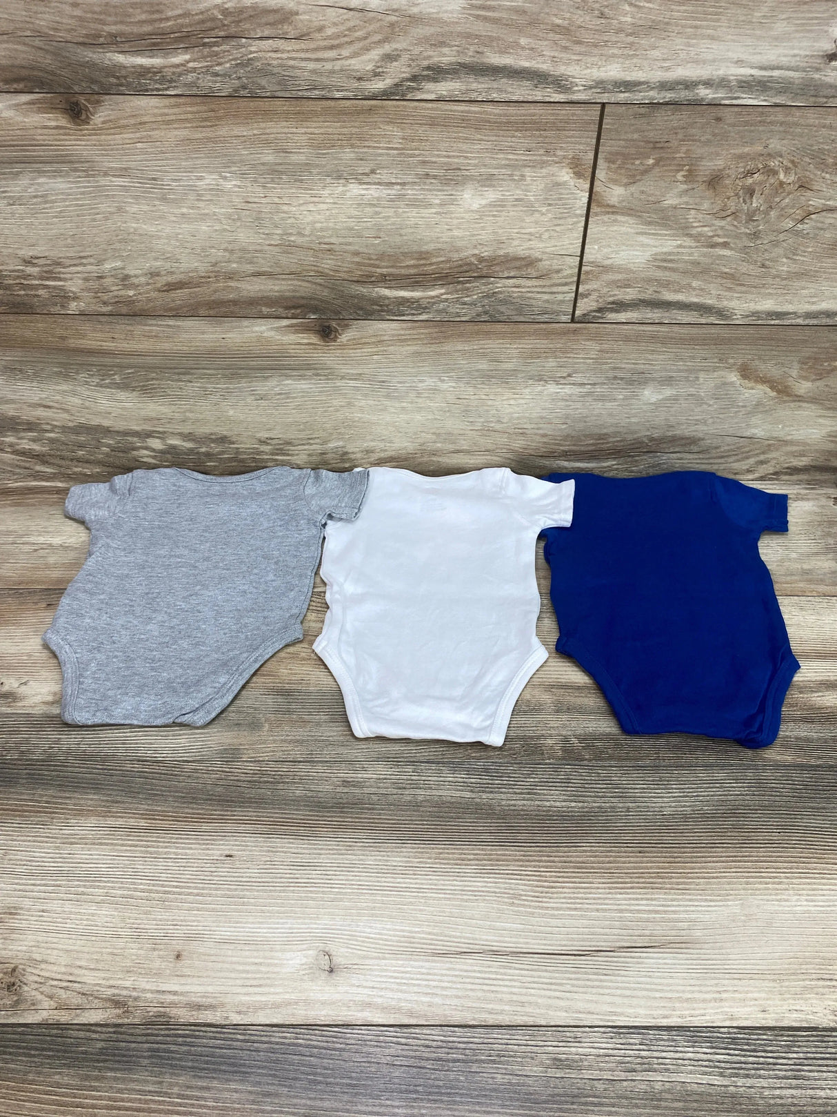 NFL Team 3pk Colts Bodysuits Grey/Blue sz 0-3m