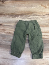Old Navy Gauze Pull On Pants Green sz 12-18m
