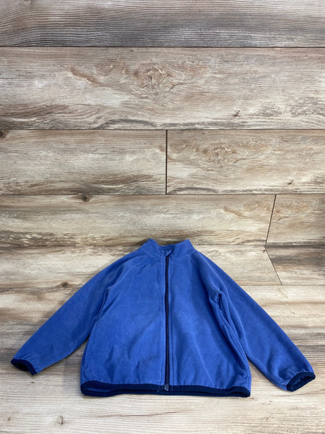Wonder Nation Full Zip Fleece Jacket Blue sz 4-5T - Me n Mommy To Be