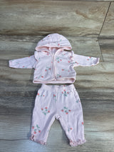 Child of Mine 2pc Strawberry Jacket & Pants Set Pink sz Preemie