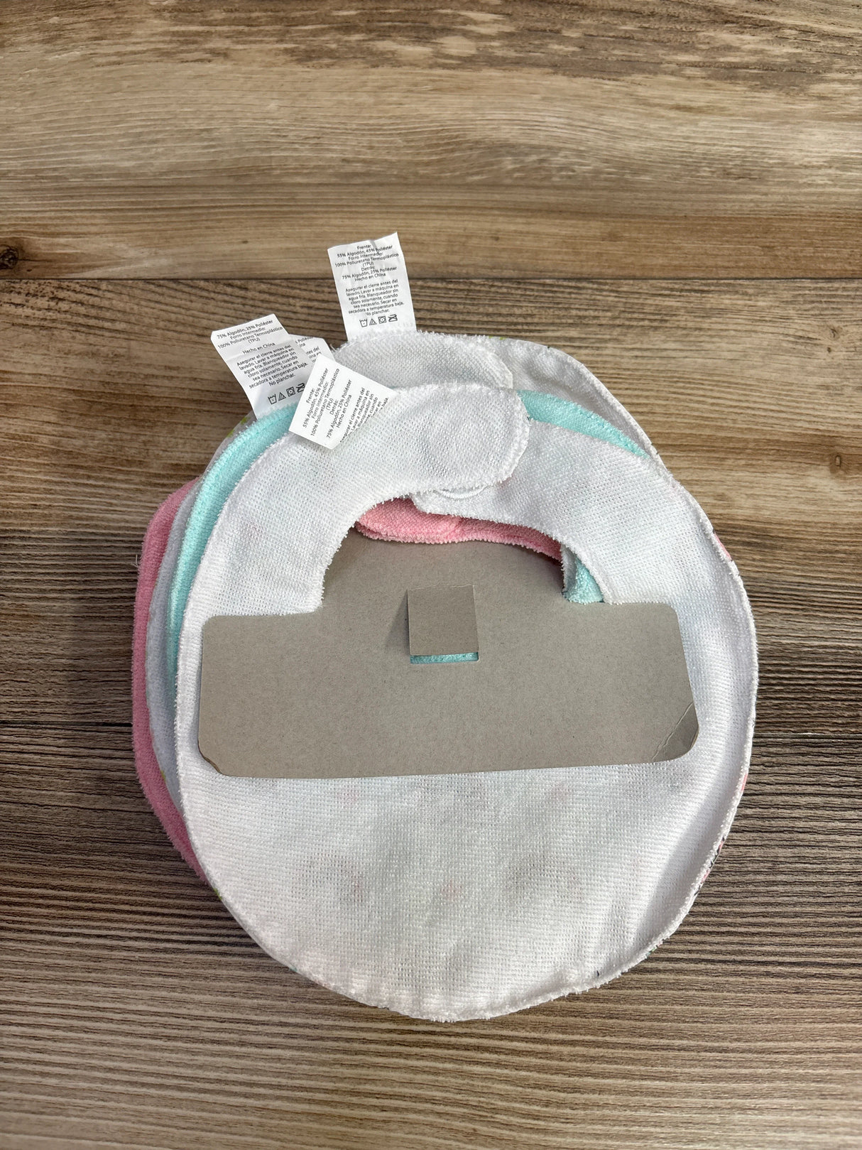 NEW Parent's Choice Newborn Bibs Pink 5pk