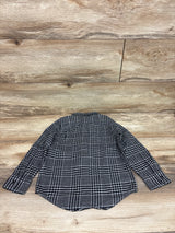 NEW Baby Gap Organic Cotton Flannel Shirt in Grey Heather sz 5T
