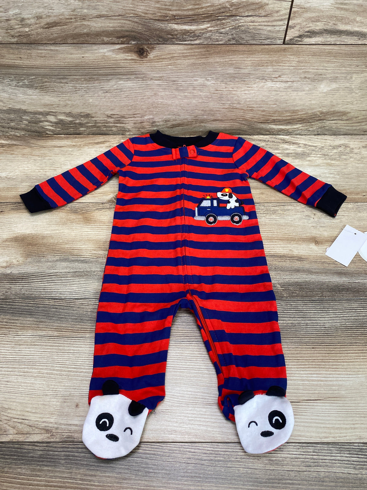 NEW Koala Baby Striped Sleeper Red sz 3-6m