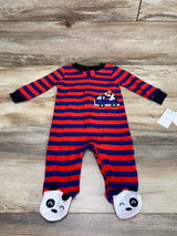 NEW Koala Baby Striped Sleeper Red sz 3-6m