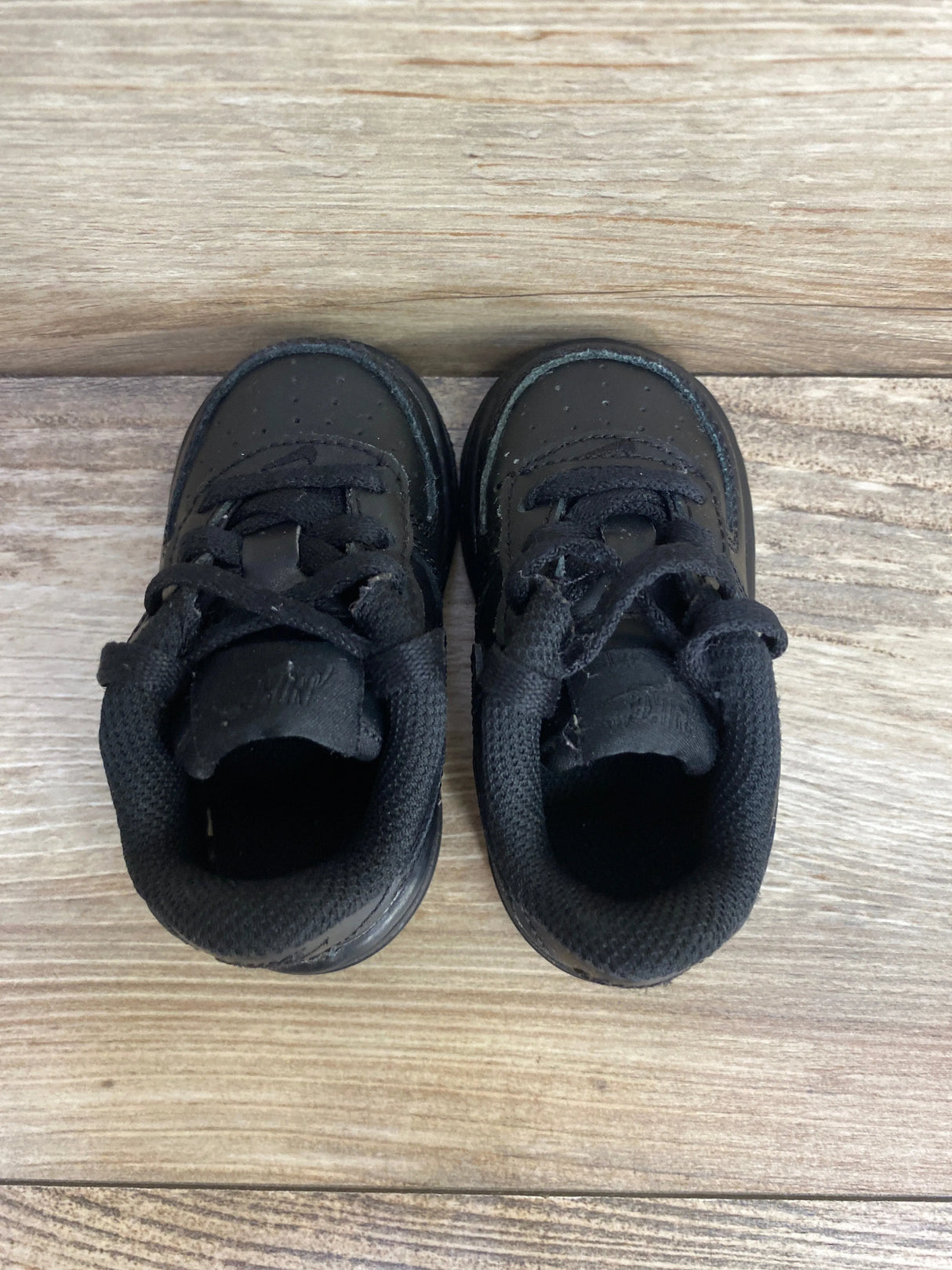 Nike Air Force 1 '06 TD 'Triple Black' Sneakers sz 4c