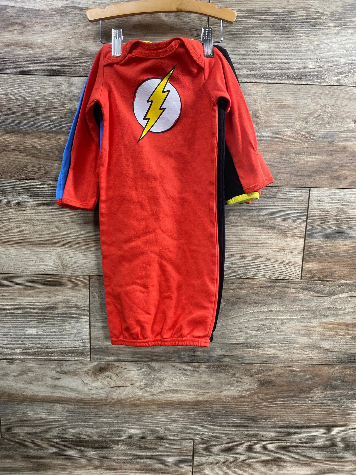 DC Justice League Red 3pk Gowns sz 0-6m - Me 'n Mommy To Be