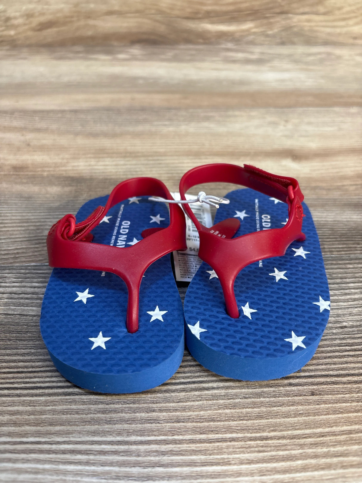 NEW Old Navy Flip Flops Blue sz 3c