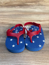 NEW Old Navy Flip Flops Blue sz 3c