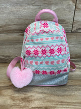 NEW Cat & Jack Fair Isle Unicorn Backpack, Pink