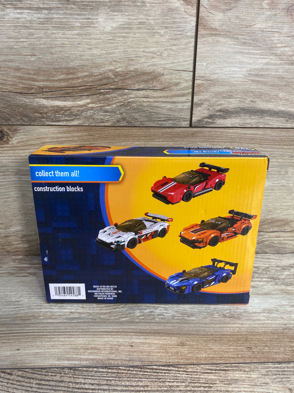 NEW Make-It Blocks Racing Car Building Set - 298pc