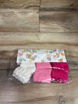 NEW Comfort by ITG 6pk Girls Socks Pink sz 0-12m