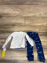 NEW Just One You 4pc Pajama Set White/Grey sz 4T