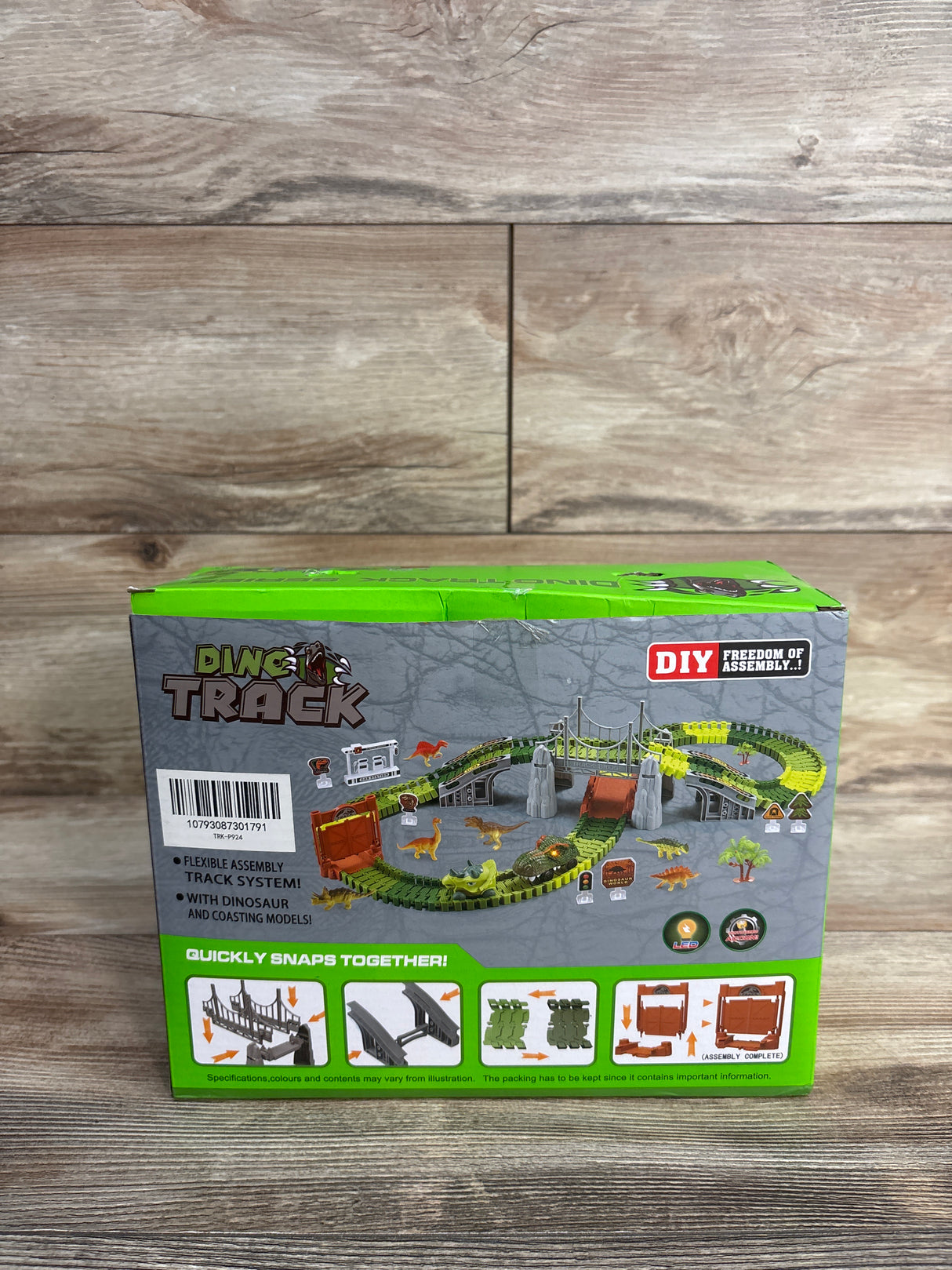 NEW Paijia Dino Race Track Set - 169pc