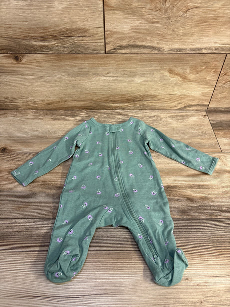 Just One You Floral Sleeper Green sz 3m - Me n Mommy To Be