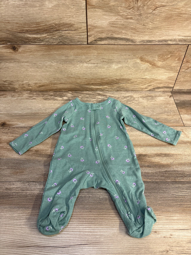 Just One You Floral Sleeper Green sz 3m - Me n Mommy To Be