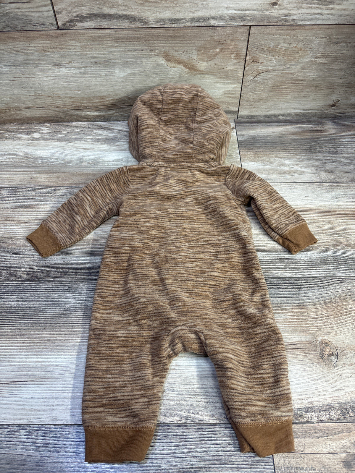 Just One You Reindeer Hooded Coverall Brown sz 3m