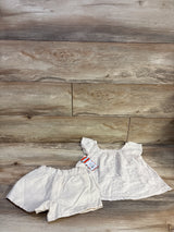 NEW Cat & Jack 2pc Floral Top & Shorts Set Beige sz 4T