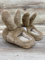 NEW Fadezar Plush Bunny Slippers Brown sz 8c