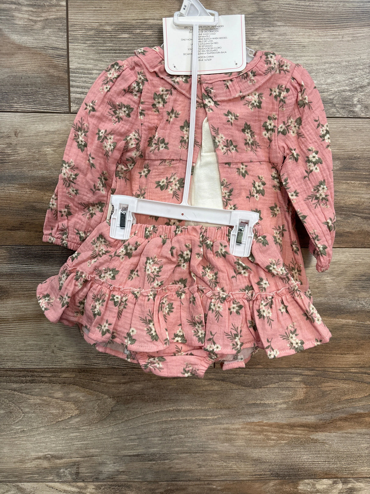 NEW Nicole Miller 5pc Set Pink sz 12m