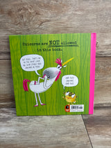 Unicorn NOT Wanted Hardcover Book