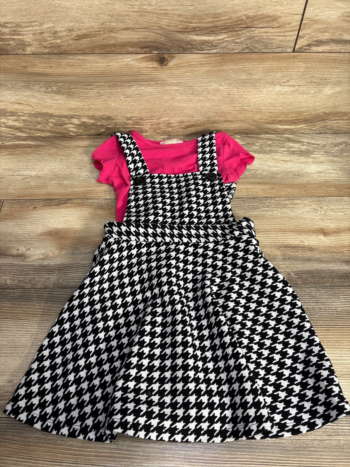 Jenna & Jessica 2pc Set Skirtall & Shirt Pink sz 4T