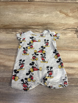 Disney Baby Mickey Mouse Grey Romper sz 3/6m