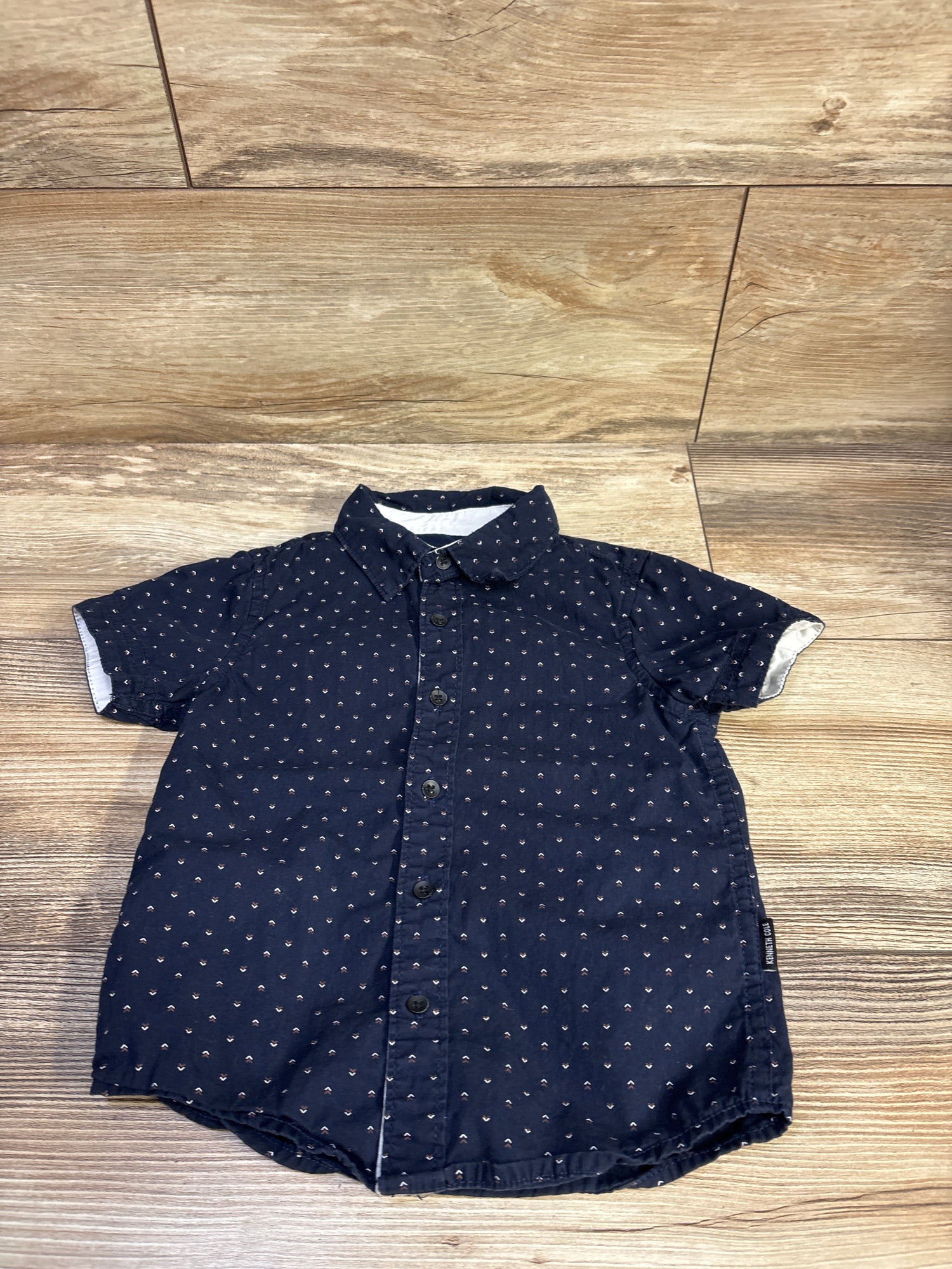 Kenneth Kole Button-Up Shirt Navy sz 2T