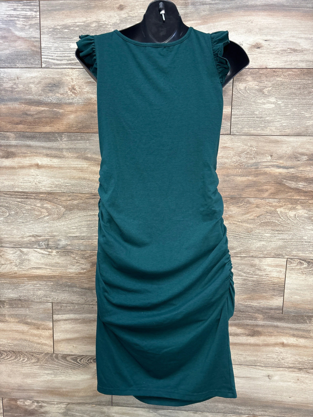 Bhome Maternity Ruffle Sleeve Dress Green sz Small - Me n Mommy To Be