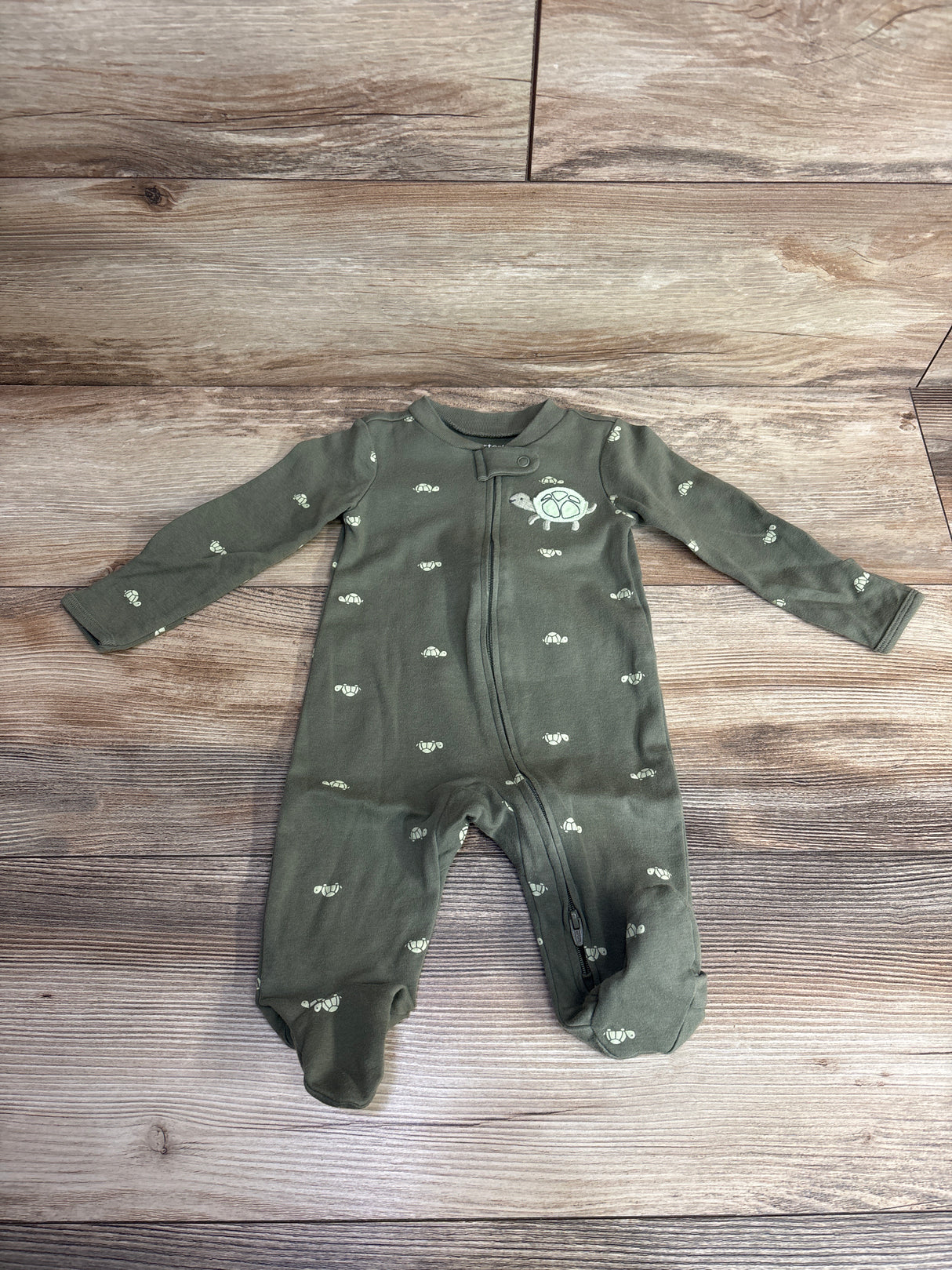 Carter's Turtle Sleeper Olive sz 3m