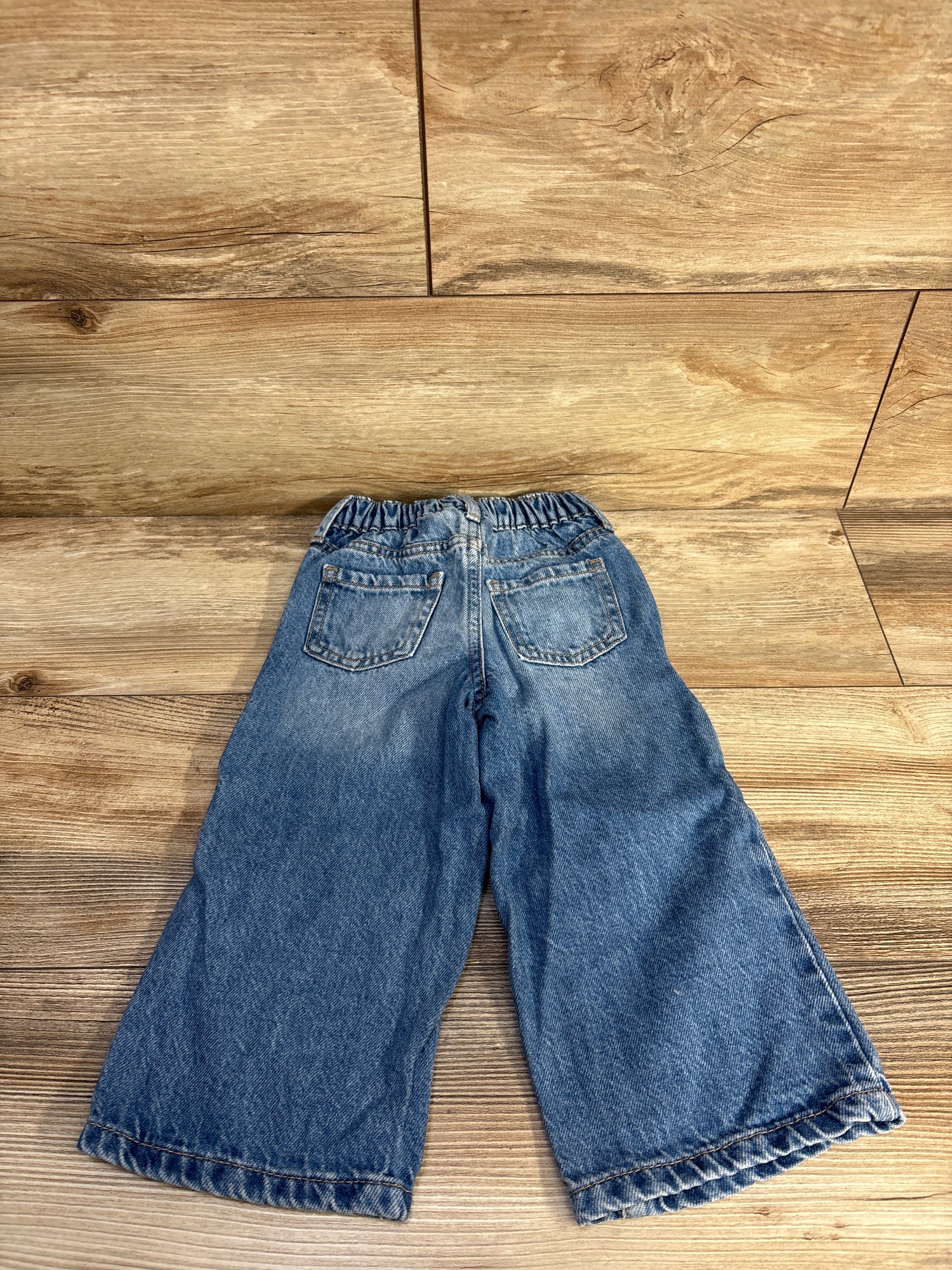 Baby Gap Wide Leg Heart Jeans Blue sz 2T