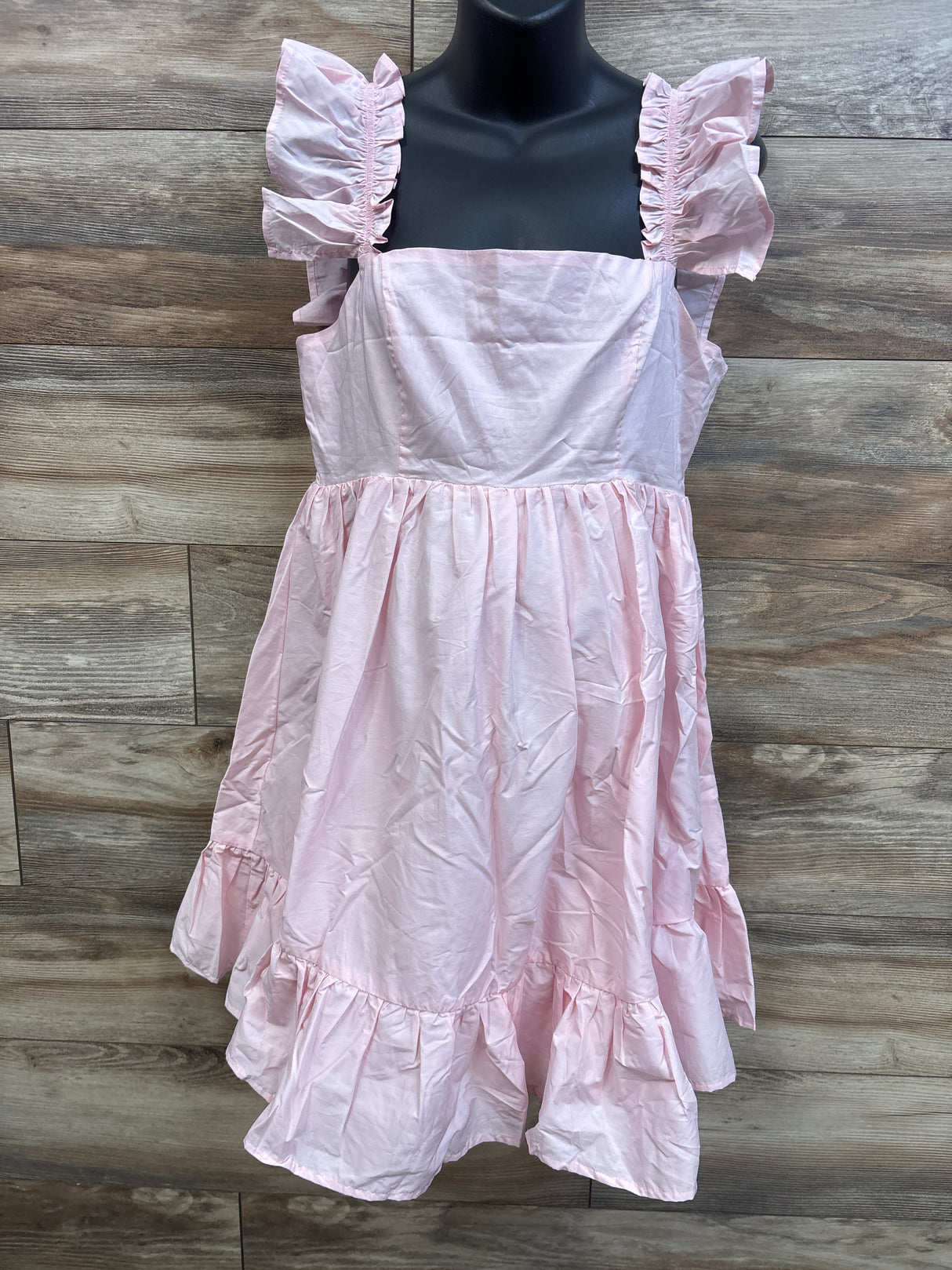 NEW Club L London Dolly Daze Ruffle Sleeve Babydoll Maternity Mini Dress Pink sz Large
