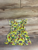 Bamboozle Bamboo Bluey Bodysuit Dress Lime sz 12-18m