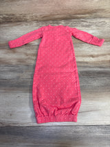 Carter's Heart Sleeper Gown Pink sz One Size