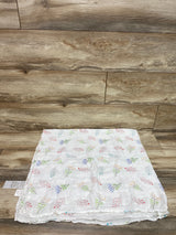 Aden + Anais Bamboo Swaddle Blanket Floral White