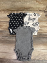 Carter's 3pk Bodysuits Grey sz Newborn