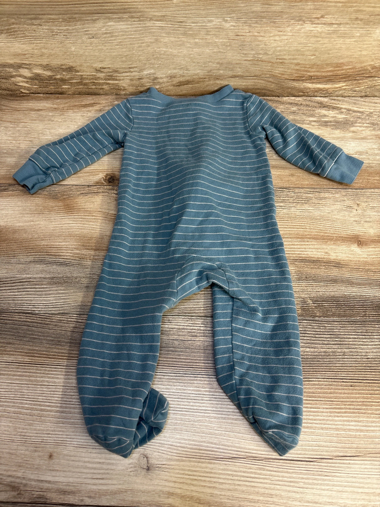 Just One You Striped Sleeper Blue sz 9m - Me n Mommy To Be