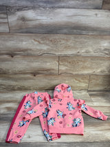 Bluey 2pc Zip-Up Jacket & Joggers Set Pink sz 2T