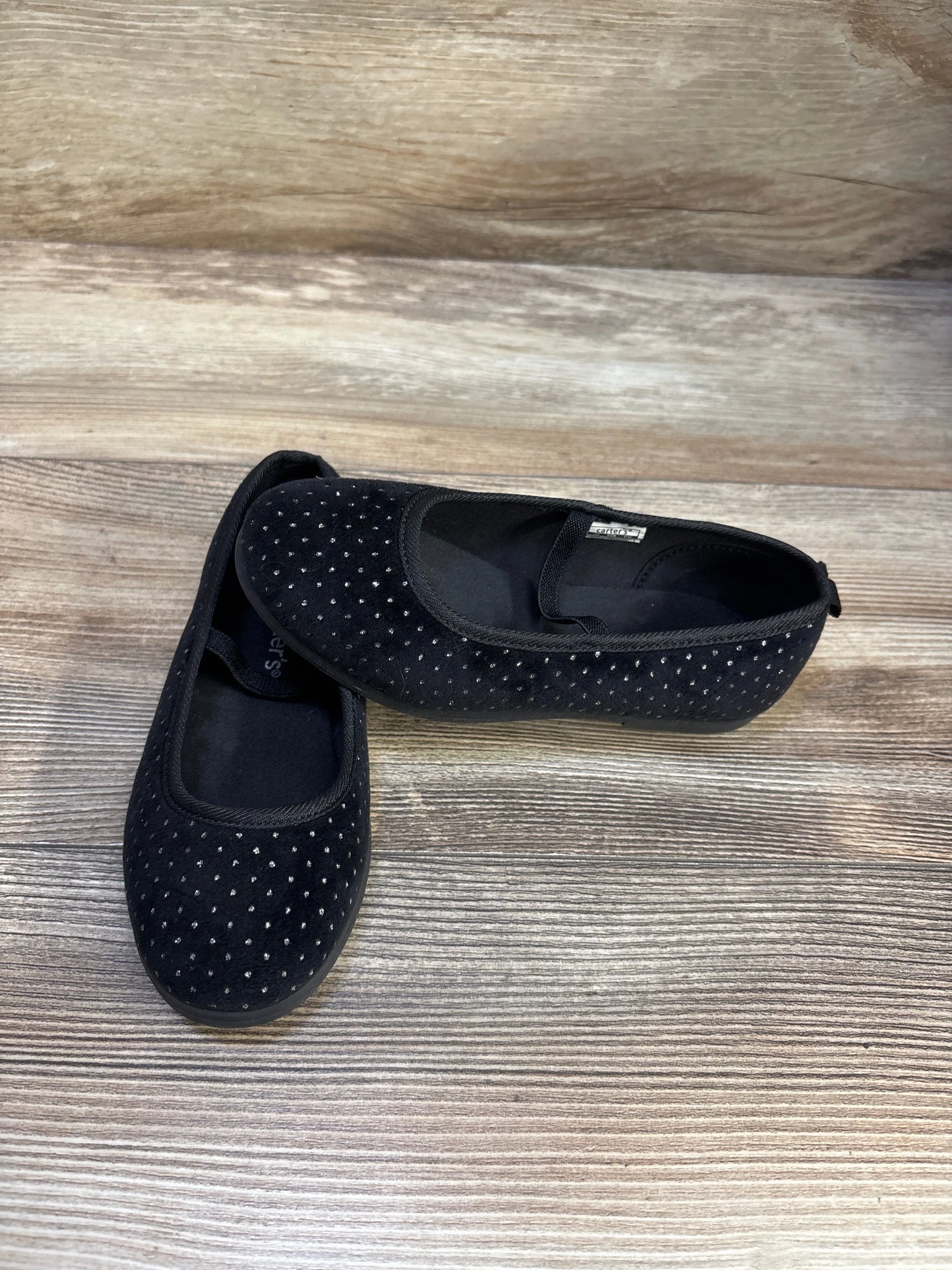Carter's Mary Jane Dress Flat Black sz 12c