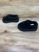 Cat & Jack Toddler Jude Faux Fur Clog Slippers Black Sz 5c