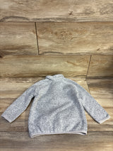 Eddie Bauer Half-Zip Fleece Pullover Sweatshirt Grey sz 2T