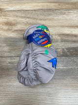 NEW ThermaWear Kid's Grey Ski Dinosaur Mittens