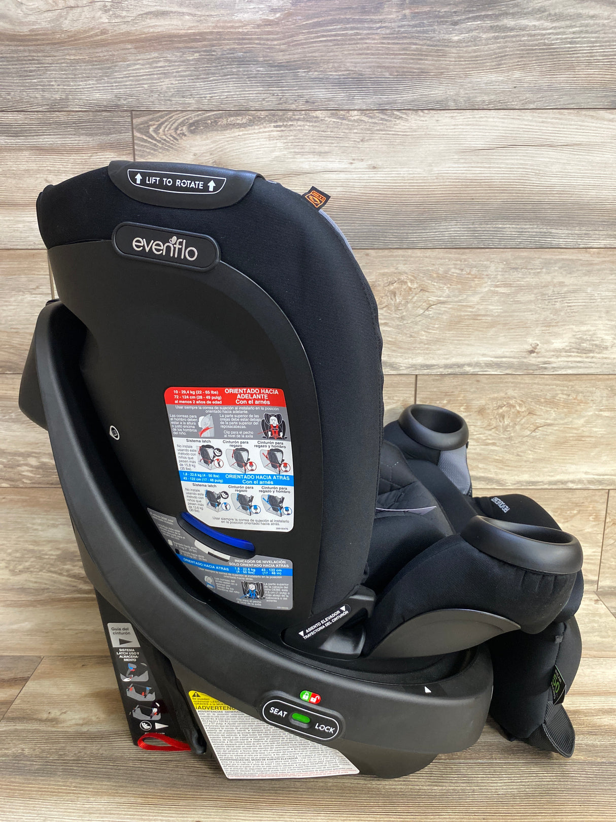 NEW Evenflo Revolve 360 Extend All-in-One Rotating Convertible Car Seat in Revere 4-120lbs